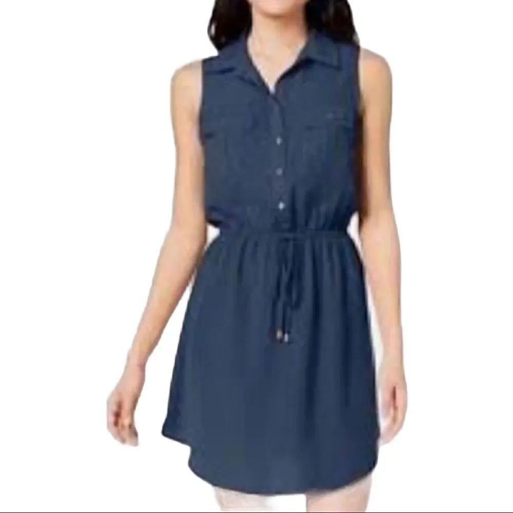 BeBop sleeveless shirt dress  